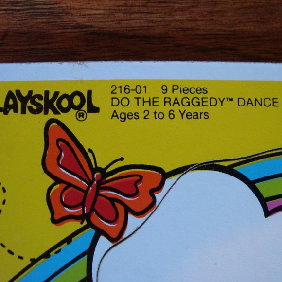 Set of 2 Puzzles - Raggedy Ann & Andy Puzzle & Duck Wood Puzzle Playskool - Picture 6 of 9